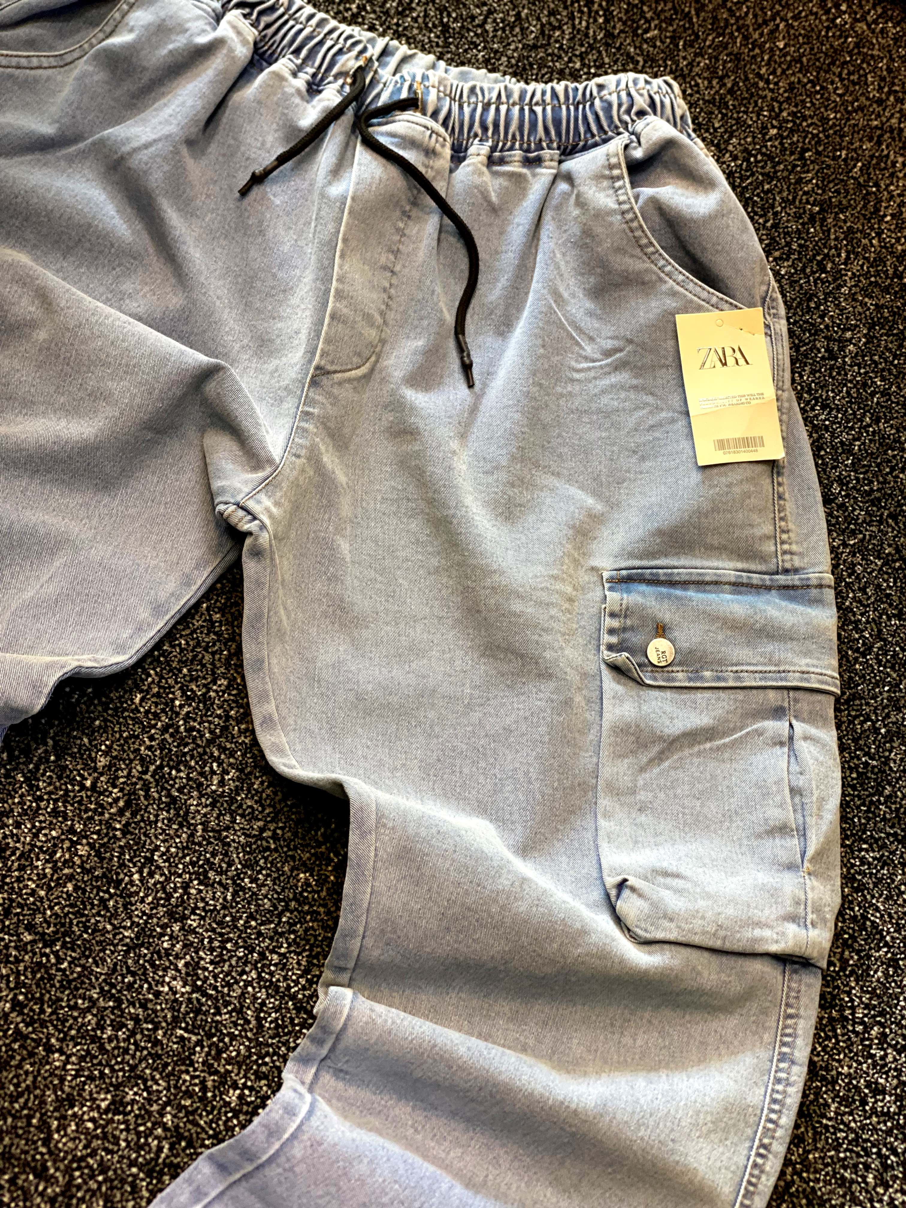 شلوار لی اسلش شیش جیب  مردانه سایز بزرگ