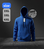 هودی بیسیک فوق العاده گرم بالا و ضخیم سه نخ پنبه خارخورده درجه یک (Basic Sport ,Hoodie)