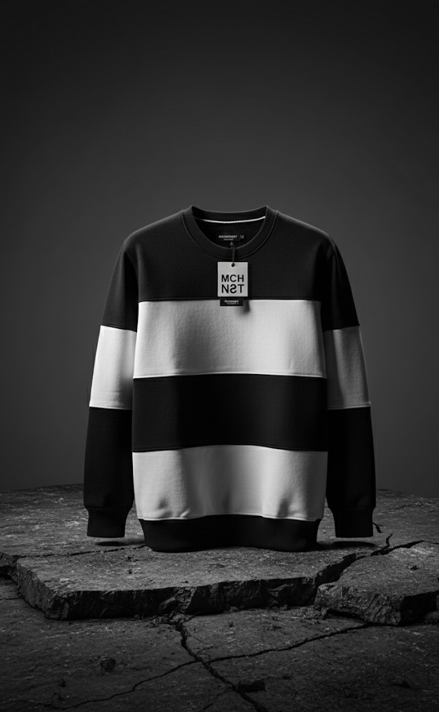 دورس سه نخ پنبه فوق العاده زخیم مردانه Men's Basic (Boxy Fit)